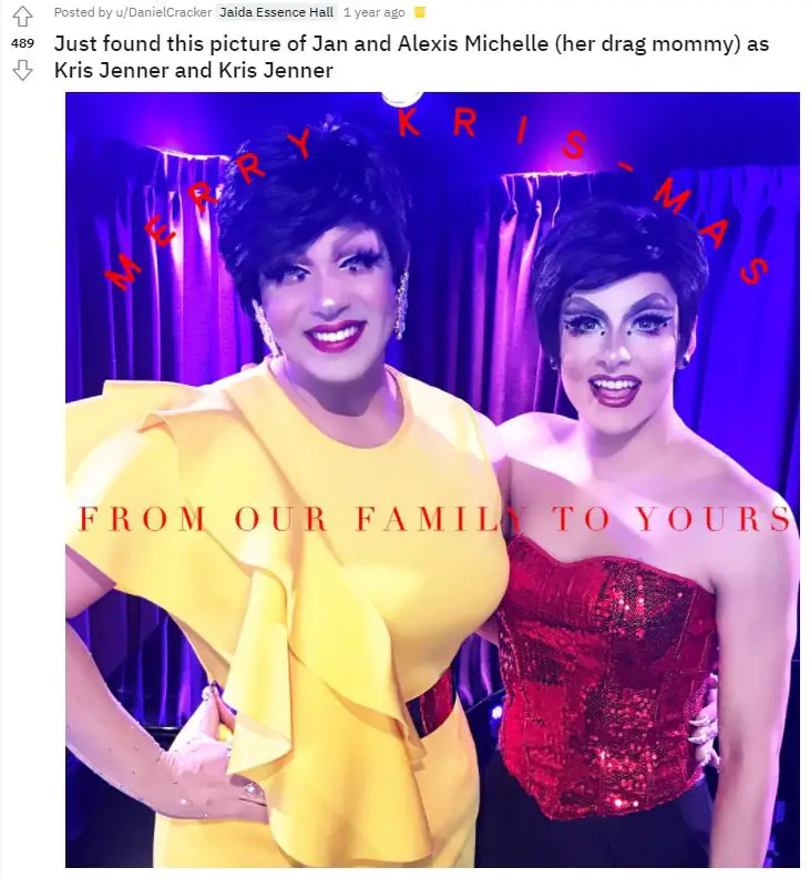 Who is Jan's Drag Mother?